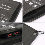 HAWEEL 28W faltbares Solarpanel-Ladegerät mit 5V 3A Max Dual-USB-Anschlüssen, 28W Panel(B)