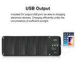 HAWEEL 28W faltbares Solarpanel-Ladegerät mit 5V 3A Max Dual-USB-Anschlüssen, 28W Panel(B)
