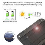 HAWEEL 28W faltbares Solarpanel-Ladegerät mit 5V 3A Max Dual-USB-Anschlüssen, 28W Panel(B)