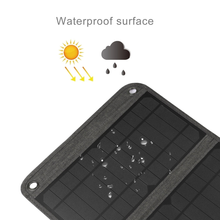 HAWEEL 28W faltbares Solarpanel-Ladegerät mit 5V 3A Max Dual-USB-Anschlüssen, 28W Panel(B)
