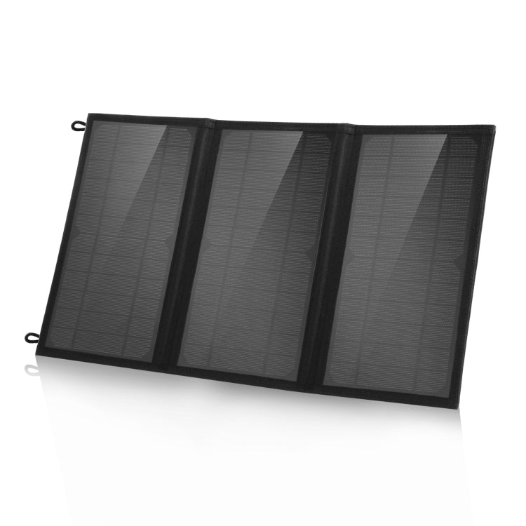 HAWEEL 18W 3-Panels faltbares Solarpanel-Ladegerät mit 5V / 3,1A maximal, Dual-USB-Anschlüssen, unterstützt QC3.0 und AFC, 18W 3 Panels