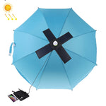 HAWEEL 28W faltbares Solar-Ladegerät für Regenschirm-Top mit 5V 3A maximal, Dual-USB-Anschlüssen, unterstützt QC3.0 / FCP / SCP / AFC / SFCP Protokoll