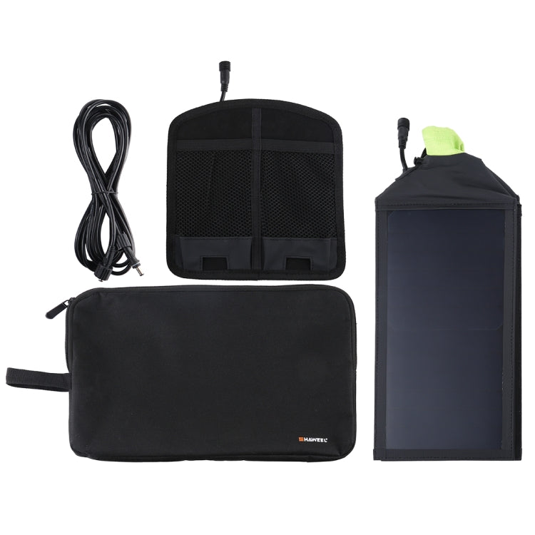 HAWEEL 28W faltbares Solar-Ladegerät für Regenschirm-Top mit 5V 3A maximal, Dual-USB-Anschlüssen, unterstützt QC3.0 / FCP / SCP / AFC / SFCP Protokoll