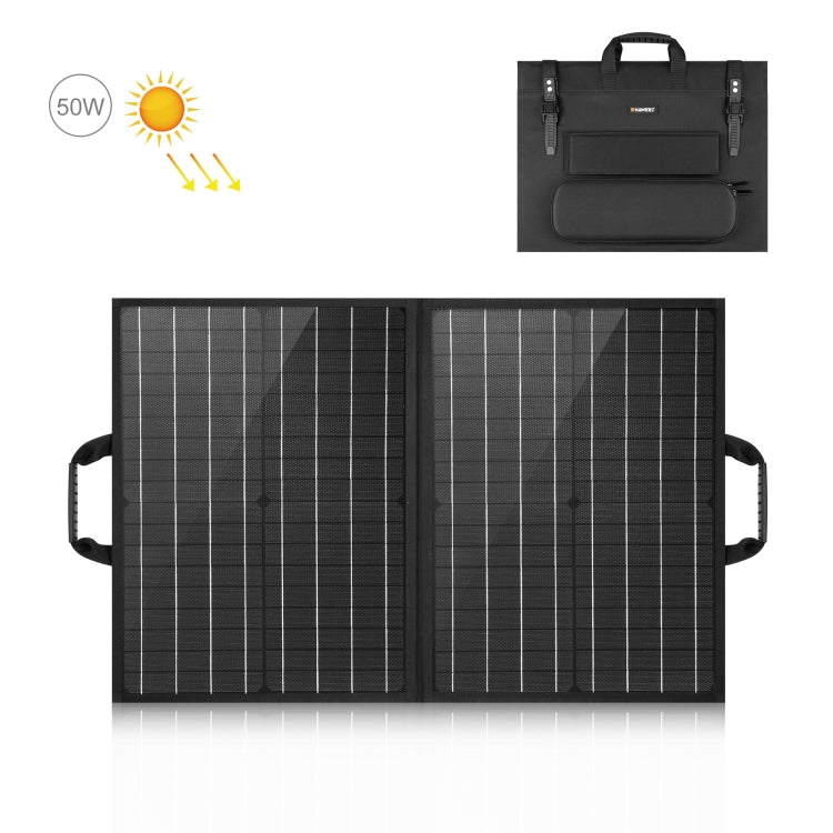 HAWEEL 50W faltbares Solarpanel-Ladegerät Reisetasche, 50W