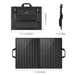 HAWEEL 50W faltbares Solarpanel-Ladegerät Reisetasche, 50W
