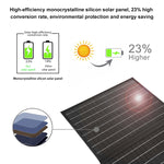 HAWEEL 50W faltbares Solarpanel-Ladegerät Reisetasche, 50W