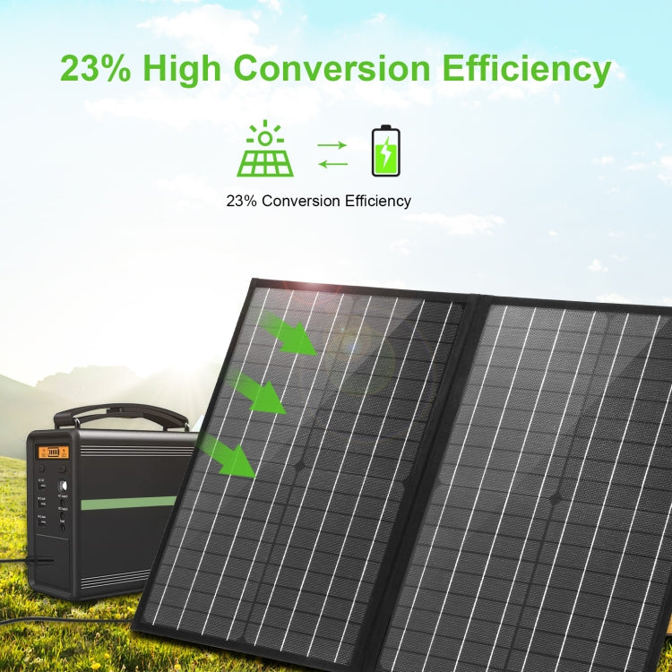 HAWEEL 50W faltbares Solarpanel-Ladegerät Reisetasche, 50W