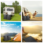 HAWEEL 50W faltbares Solarpanel-Ladegerät Reisetasche, 50W