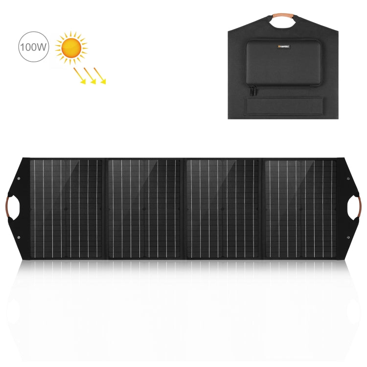 HAWEEL 100W faltbares Solarpanel-Ladegerät Reisetasche, 100W