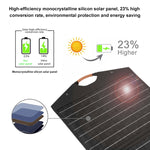 HAWEEL 100W faltbares Solarpanel-Ladegerät Reisetasche, 100W