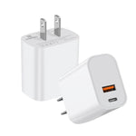 HAWEEL 20W Dual-Port Schnellladeadapter, US-Stecker, Dual-Port Ladegerät US-Stecker