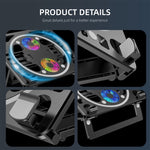 Gaming RGB Laptop-Kühler Schreibtischständer