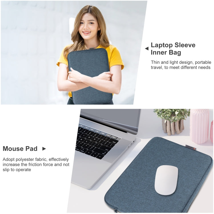 HAWEEL 16 Zoll Laptop-Hülle mit Reißverschluss Aktentasche für 15-16,7 Zoll Laptop, Für 15-16,7 Zoll Laptop