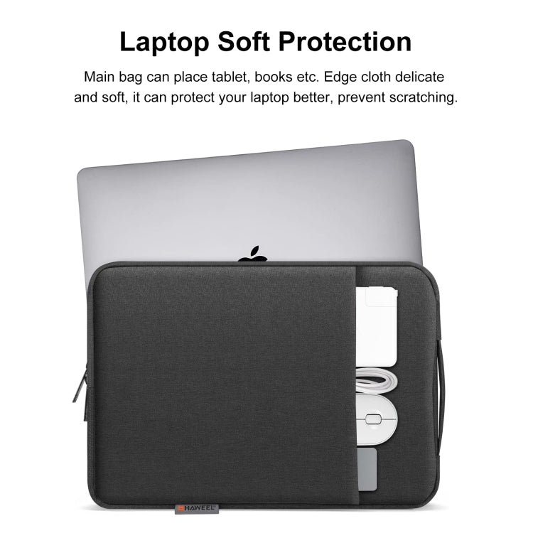 HAWEEL Laptop-Hülle mit Reißverschluss Aktentasche mit Griff für 14-15 Zoll Laptop, Für 14-15 Zoll Laptop (mit Griff)
