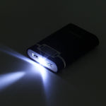 HAWEEL DIY 4 x 18650 Akku (nicht enthalten) 10000mAh Powerbank-Gehäuse mit 2 x USB-Ausgang & Display für iPhone, Galaxy, Sony, HTC, Google, Huawei, Xiaomi, Lenovo und andere Smartphones, DIY 4 x 18650 10000mAh Akku (US)