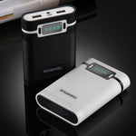 HAWEEL DIY 4 x 18650 Akku (nicht enthalten) 10000mAh Powerbank-Gehäuse mit 2 x USB-Ausgang & Display für iPhone, Galaxy, Sony, HTC, Google, Huawei, Xiaomi, Lenovo und andere Smartphones, DIY 4 x 18650 10000mAh Akku (US)