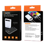 HAWEEL DIY 6 x 18650 Akku 24W Schnelllade-Powerbank-Gehäuse mit Display, ohne Akku, 6 x 18650 Akku