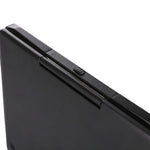 F611 Abnehmbares Buntes Hintergrundbeleuchtetes Aluminium-Rückteil Kabelloses Bluetooth Keyboard Tablet-Hülle für iPad Air 2 / 9,7 (2018) / 9,7 Zoll (2017) / Air / Pro 9,7 Zoll