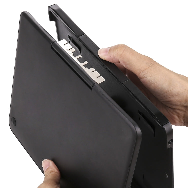 F611 Abnehmbares Buntes Hintergrundbeleuchtetes Aluminium-Rückteil Kabelloses Bluetooth Keyboard Tablet-Hülle für iPad Air 2 / 9,7 (2018) / 9,7 Zoll (2017) / Air / Pro 9,7 Zoll