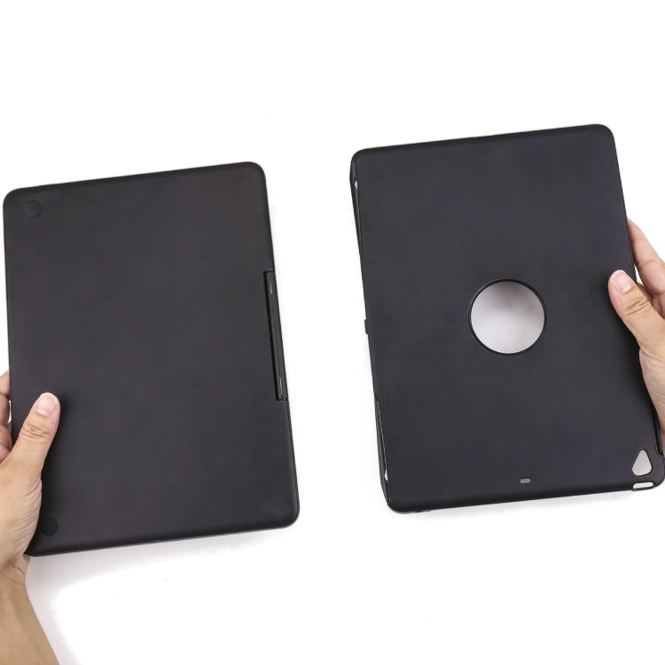 F611 Abnehmbares Buntes Hintergrundbeleuchtetes Aluminium-Rückteil Kabelloses Bluetooth Keyboard Tablet-Hülle für iPad Air 2 / 9,7 (2018) / 9,7 Zoll (2017) / Air / Pro 9,7 Zoll