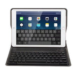 Abnehmbares Bluetooth Keyboard + Horizontal Klappbare Leder-Tablet-Hülle mit Halter für iPad Pro 9,7 Zoll, iPad Air, iPad Air 2, iPad 9,7 Zoll (2017), iPad 9,7 Zoll (2018), A07 Blau, A07 Roségold, A07 Schwarz, A07 Gold