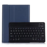 Abnehmbares Bluetooth Keyboard + Horizontal Klappbare Leder-Tablet-Hülle mit Halter für iPad Pro 9,7 Zoll, iPad Air, iPad Air 2, iPad 9,7 Zoll (2017), iPad 9,7 Zoll (2018), A07 Blau, A07 Roségold, A07 Schwarz, A07 Gold