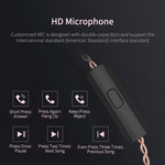 KZ ZSN Circle Iron Moving Iron Quad-core Wired Control In-ear Mega Bass HiFi Earphone with Microphone