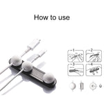 Magnetische Kabelaufwicklung Magnethalter Schreibtisch-Aufbewahrung
