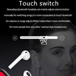 i9 Touch Wireless TWS Sport Beidseitiges Stereo Bluetooth 5.0 Headset mit Ladekoffer, Touch-Version, Touch-Version