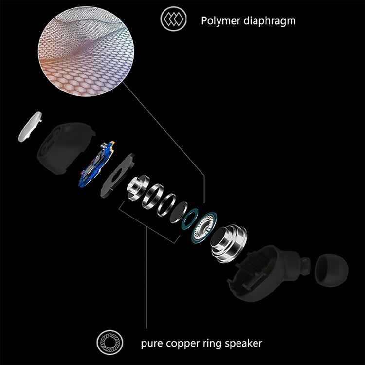 Q3 TWS Bluetooth 5.0 Binaurales Stereo Automatische Kopplung Wireless Bluetooth Ohrhörer