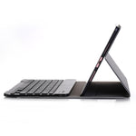 A102 Für iPad 10,2 Zoll Ultraleichtes Abnehmbares Bluetooth Keyboard Leder-Tablet-Hülle mit Ständerfunktion, Gold, Roségold, Schwarz, Dunkelblau