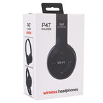 P47 faltbarer kabelloser Bluetooth-Kopfhörer mit 3,5-mm-Audioanschluss, unterstützt MP3 / Anrufe, P47 Rot, P47 Weiß, P47 Grün, P47 Schwarz, P47 Blau