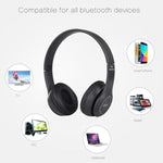P47 faltbarer kabelloser Bluetooth-Kopfhörer mit 3,5-mm-Audioanschluss, unterstützt MP3 / Anrufe, P47 Rot, P47 Weiß, P47 Grün, P47 Schwarz, P47 Blau