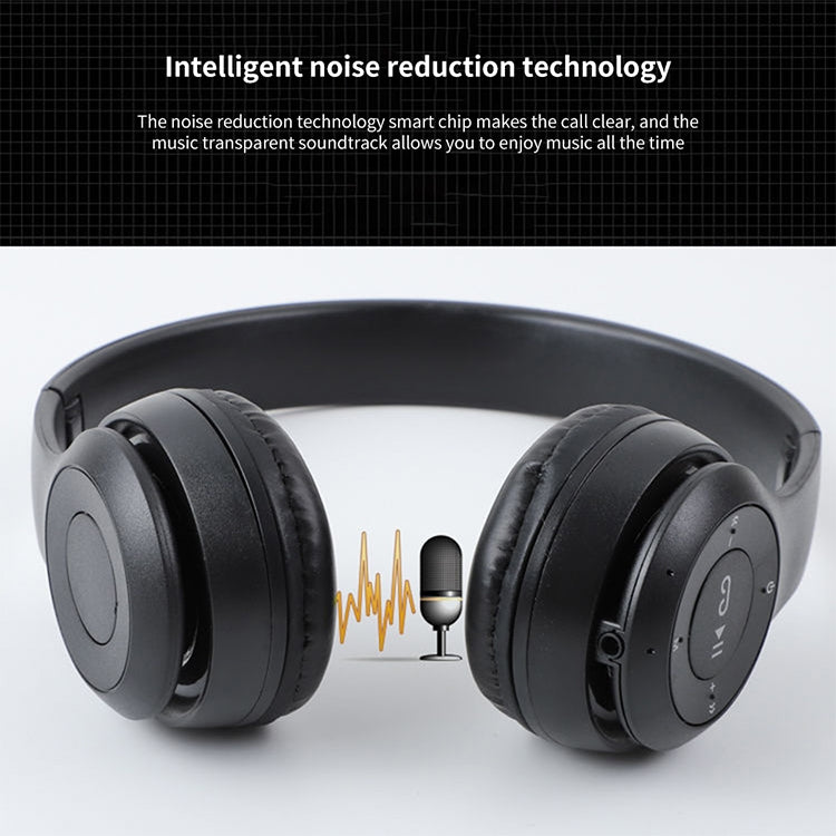 P47 faltbarer kabelloser Bluetooth-Kopfhörer mit 3,5-mm-Audioanschluss, unterstützt MP3 / Anrufe, P47 Rot, P47 Weiß, P47 Grün, P47 Schwarz, P47 Blau