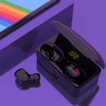 G10 TWS Bluetooth 5.0 Kabelloser Bluetooth-Kopfhörer mit Ladebox, unterstützt Digitalanzeige & HD-Anruf & Powerbank, G10