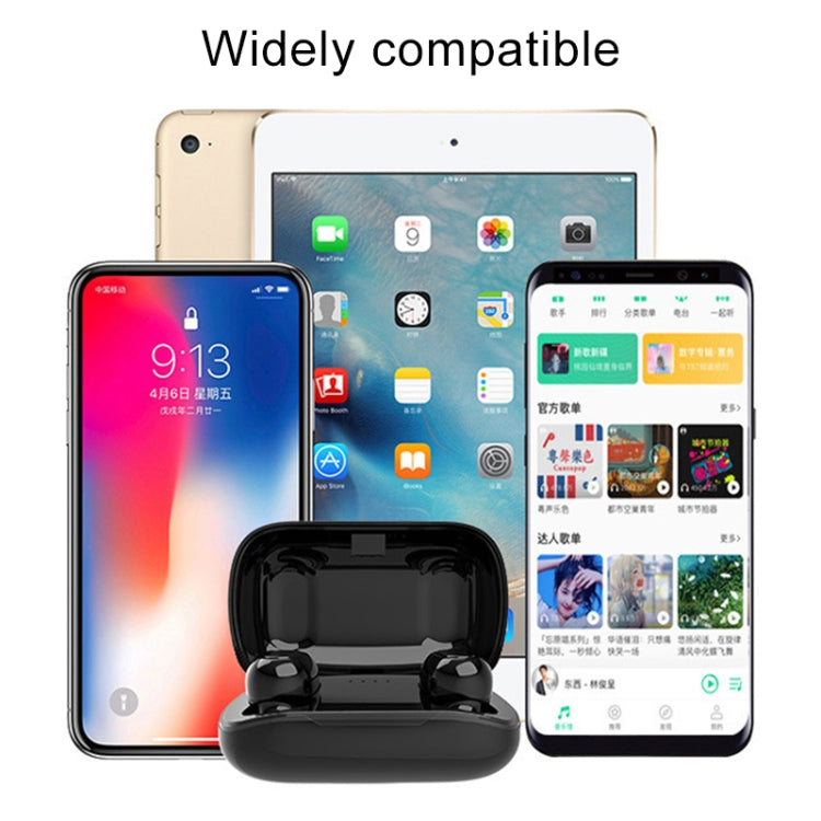 G10 TWS Bluetooth 5.0 Kabelloser Bluetooth-Kopfhörer mit Ladebox, unterstützt Digitalanzeige & HD-Anruf & Powerbank, G10