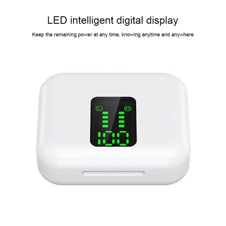 P100pro TWS Bluetooth 5.0 Touch Kabelloser Bluetooth-Kopfhörer mit Ladebox & LED Smart Digitalanzeige, unterstützt Siri & Anrufe