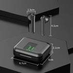 P100pro TWS Bluetooth 5.0 Touch Kabelloser Bluetooth-Kopfhörer mit Ladebox & LED Smart Digitalanzeige, unterstützt Siri & Anrufe