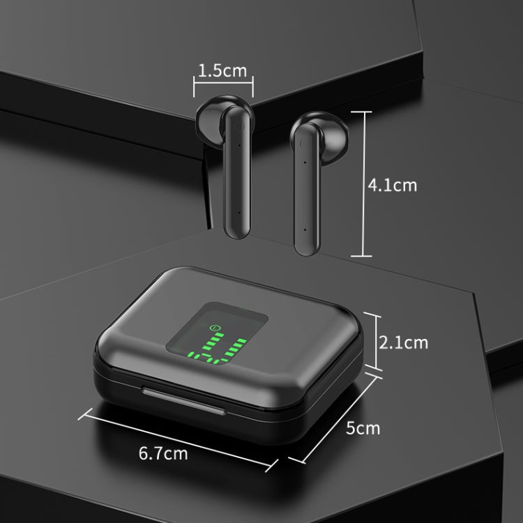 P100pro TWS Bluetooth 5.0 Touch Kabelloser Bluetooth-Kopfhörer mit Ladebox & LED Smart Digitalanzeige, unterstützt Siri & Anrufe