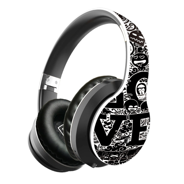 B1 Graffiti Muster Kabelloses Bluetooth V5.0 Headset