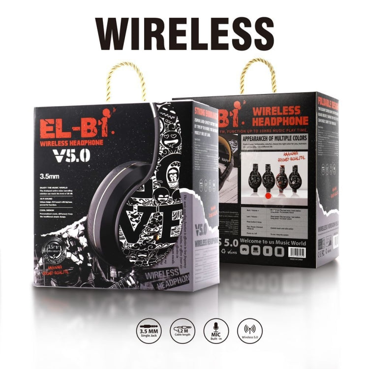 B1 Graffiti Muster Kabelloses Bluetooth V5.0 Headset