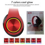 B39 Kabelloses Bluetooth V5.0 Headset, B39 (Rot), B39 (Weiß), B39 (Blau), B39 (Schwarz Rot), B39 (Schwarz)