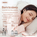 REMAX RM-208 In-Ear Stereo Schlaf-Kopfhörer mit Kabelsteuerung + Mikrofon, Unterstützt Freisprechen