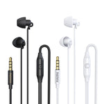 REMAX RM-208 In-Ear Stereo Schlaf-Kopfhörer mit Kabelsteuerung + Mikrofon, Unterstützt Freisprechen