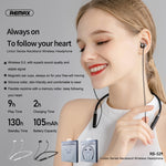 REMAX RB-S29 Linton Serie Memory Nackenband V5.0 Bluetooth Kabelloser Kopfhörer