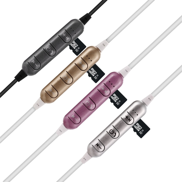 F3 Bluetooth 4.2 Halsband-Design Bluetooth-Headset, unterstützt Musikwiedergabe & Umschalten & Lautstärkeregelung & Annehmen