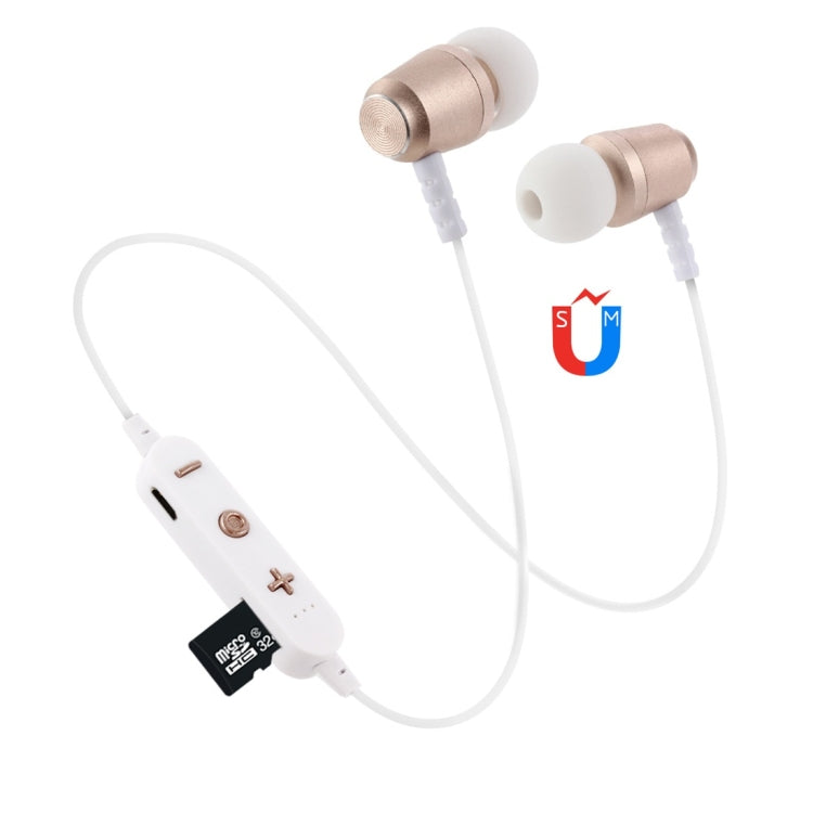 F15 Bluetooth 4.2 Halsband-Design Bluetooth-Headset, unterstützt Musikwiedergabe & Umschalten & Lautstärkeregelung & Annehmen
