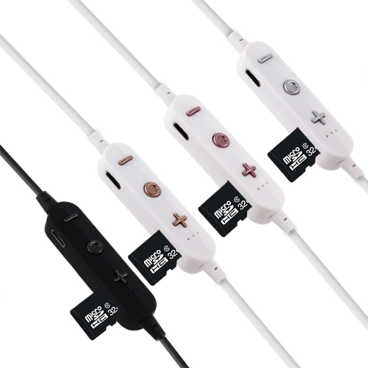 F17 Bluetooth 4.2 Halsband-Design Bluetooth-Headset, unterstützt Musikwiedergabe & Umschalten & Lautstärkeregelung & Annehmen