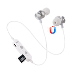F17 Bluetooth 4.2 Halsband-Design Bluetooth-Headset, unterstützt Musikwiedergabe & Umschalten & Lautstärkeregelung & Annehmen