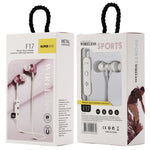 F17 Bluetooth 4.2 Halsband-Design Bluetooth-Headset, unterstützt Musikwiedergabe & Umschalten & Lautstärkeregelung & Annehmen